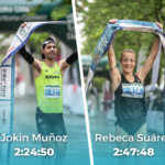 Foto Rebeca Suárez y Jokin Muñoz conquistan la XX edición TotalEnergies Vitoria-Gasteiz Maratón Martín Fiz